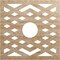 Ekena Millwork Chevron Wood Fretwork Pierced Ceiling Medallion, Red Oak, 38"OD x 9 7/8"ID x 1/4"T CMWP38X38X0250CHRO - alternate 1